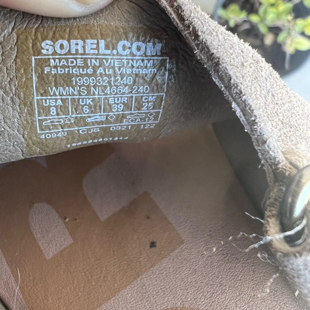 Sorel Women's Sandals in Silver and Tan